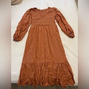 Old navy long sleeve midi dress